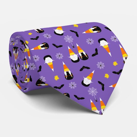 Candy Corn Gnomes Stropdas (Opgerold)