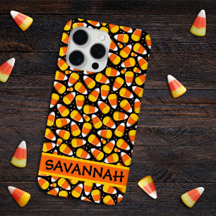 Candy Corn Halloween Aangepaste Naam iPhone 15 Pro Max Hoesje