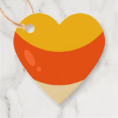 Candy Corn Halloween Bedankjes Labels (Voorkant)