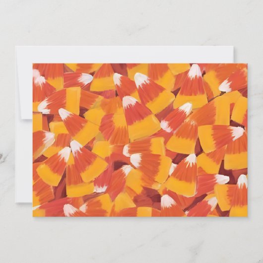Candy Corn Halloween Bedankkaart (Voorkant)