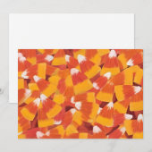 Candy Corn Halloween Bedankkaart (Voorkant / Achterkant)