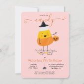 Candy Corn Halloween Birthday Party Trick or treat Kaart (Voorkant)