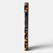 Candy Corn Halloween Black en Sinaasappel Case-Mate iPhone Case (Achterkant / Links)