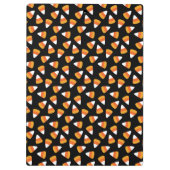 Candy Corn Halloween Black en Sinaasappel Klembord (Achterkant)