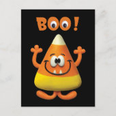 Candy Corn Halloween Boo Party Briefkaart (Voorkant)