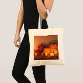 Candy Corn Halloween Boodschappentas Tote Bag (Voorkant (product))