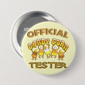 Candy Corn Halloween Button (Voorkant /achterkant)