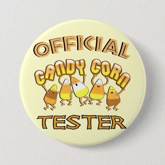 Candy Corn Halloween Button (Voorkant)