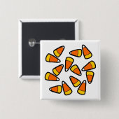 Candy Corn Halloween Button (Voorkant /achterkant)