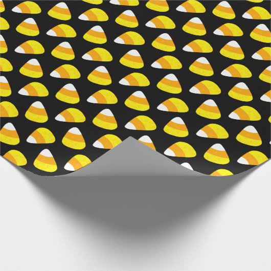 Candy Corn Halloween Cadeaupapier (Hoek)