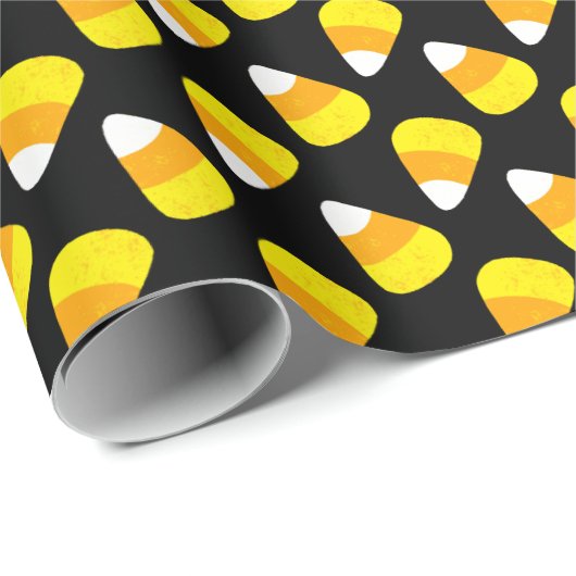 Candy Corn Halloween Cadeaupapier (Rol Hoek)