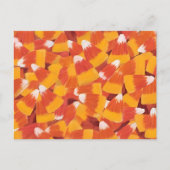 Candy Corn Halloween Feestdagenkaart (Voorkant)