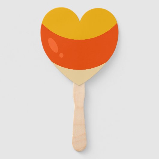 Candy Corn Halloween Handwaaier (Achterkant)