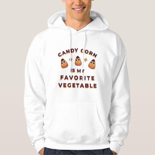 Candy Corn Halloween Hoodie (Voorkant)