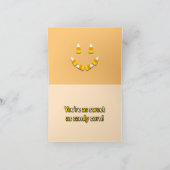 Candy Corn Halloween Kaart (Binnen)