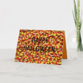 CANDY CORN HALLOWEEN KAART (Voorkant)
