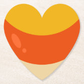 Candy Corn Halloween Kartonnen Onderzetters (Voorkant)