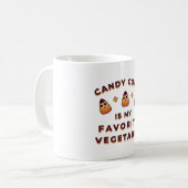 Candy Corn Halloween Koffiemok (Voorkant links)