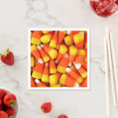 Candy Corn Halloween Paper Party Servet (Insitu)