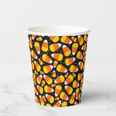 Candy Corn Halloween Papieren Bekers (Achterkant)