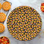 Candy Corn Halloween Papieren Bordje