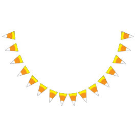 Candy Corn Halloween Party bunting banner