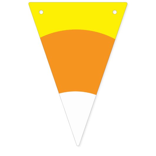 Candy Corn Halloween Party bunting banner (Eerste vlag)