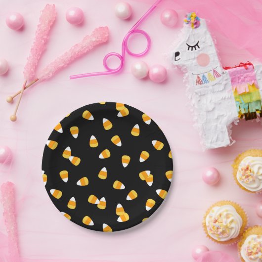 Candy Corn Halloween Party Papieren Bordje (Feest)