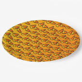 Candy Corn Halloween Party Papieren Bordje (Gekanteld)