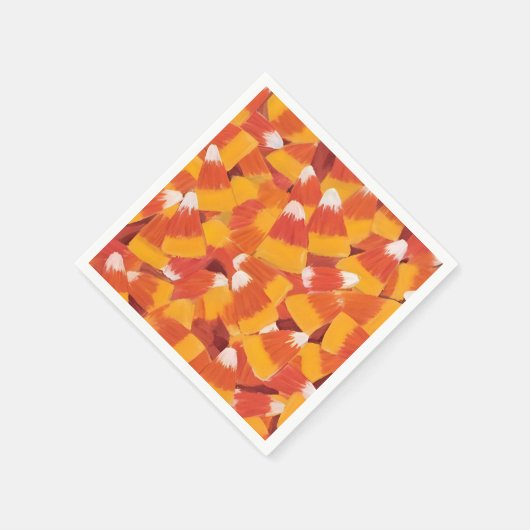 Candy Corn Halloween Party Servet (Hoek)