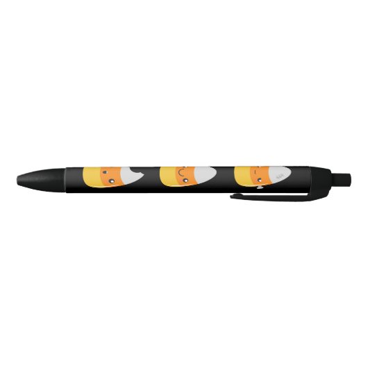 Candy Corn Halloween Pens Zwarte Inkt Pen (Bodem)