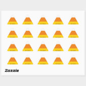 Candy Corn Halloween Persoonlijk Sticker (Vel)