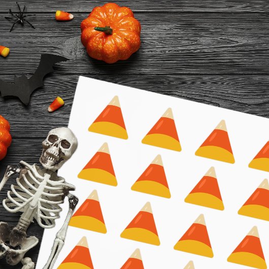 Candy Corn Halloween Sticker