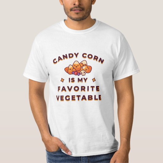Candy Corn Halloween T-shirt (Voorkant)