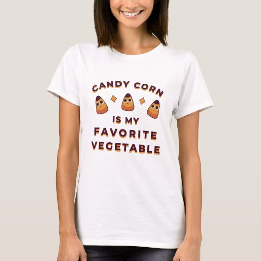 Candy Corn Halloween T-shirt (Voorkant)