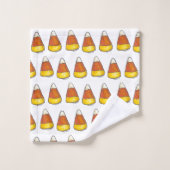 Candy Corn Halloween Thanksgiving Autumn Herfst Bad Handdoek (Wasdoekje)