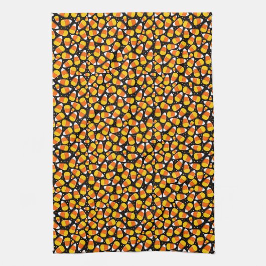 Candy Corn Halloween Theedoek (Verticaal)