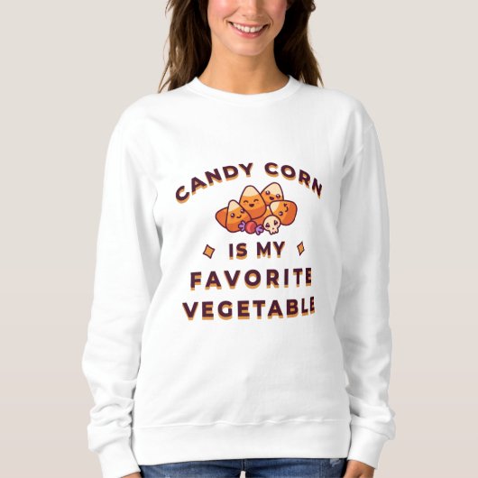 Candy Corn Halloween Trui (Voorkant)