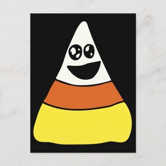 Candy Corn Happiness Halloween Cute Snoepjes Briefkaart (Voorkant)