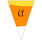 Candy Corn Happy Halloween - Bunting Flags Vlaggetjes (Tweede vlag)