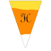 Candy Corn Happy Halloween - Bunting Flags Vlaggetjes (Eerste vlag)