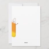 Candy Corn Happy Herfst Holiday Kaart (Achterkant)