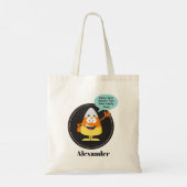 Candy Corn Hater Gepersonaliseerde Halloween Tote Bag (Achterkant)