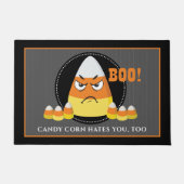 Candy Corn Hater Halloween Deurmat (Voorkant)