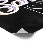 Candy Corn "Ik ruik een kind" gepersonaliseerd Poster (Hoek)