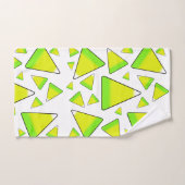 Candy Corn in Green & Yellow Bad Handdoek (Handdoek)