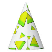 Candy Corn in Green & Yellow Feesthoedjes (Achterkant)