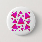 Candy Corn in Pinks Ronde Button 5,7 Cm (Voorkant)