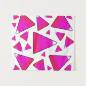 Candy Corn in Pinks Wandkleed (Voorkant (horizontaal))