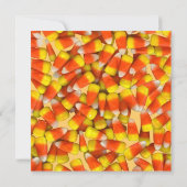 Candy Corn Invitation Kaart (Achterkant)